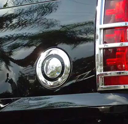 Chromed ABS Plastic Fuel Door Cover