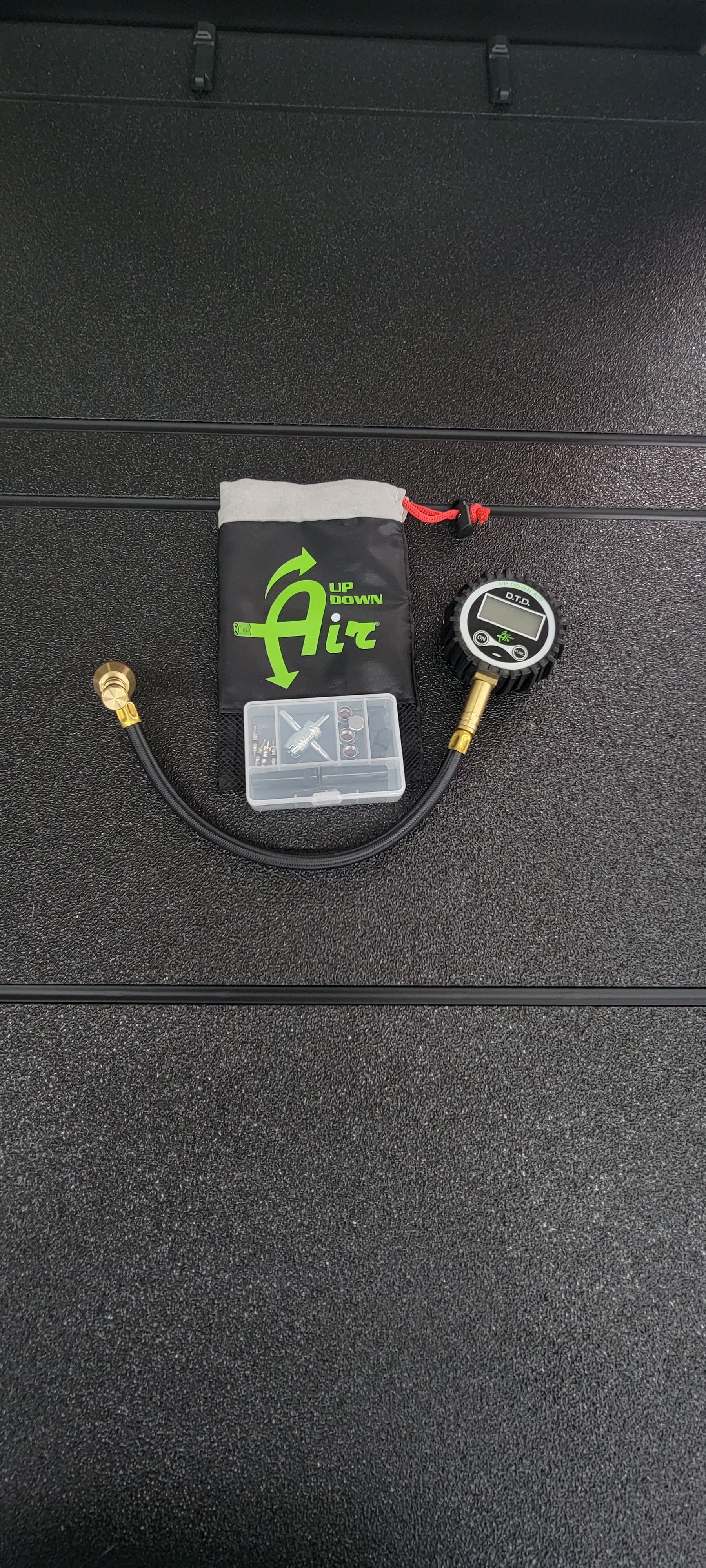 Digital Tire Deflator with Valve Kit & Storage Bag