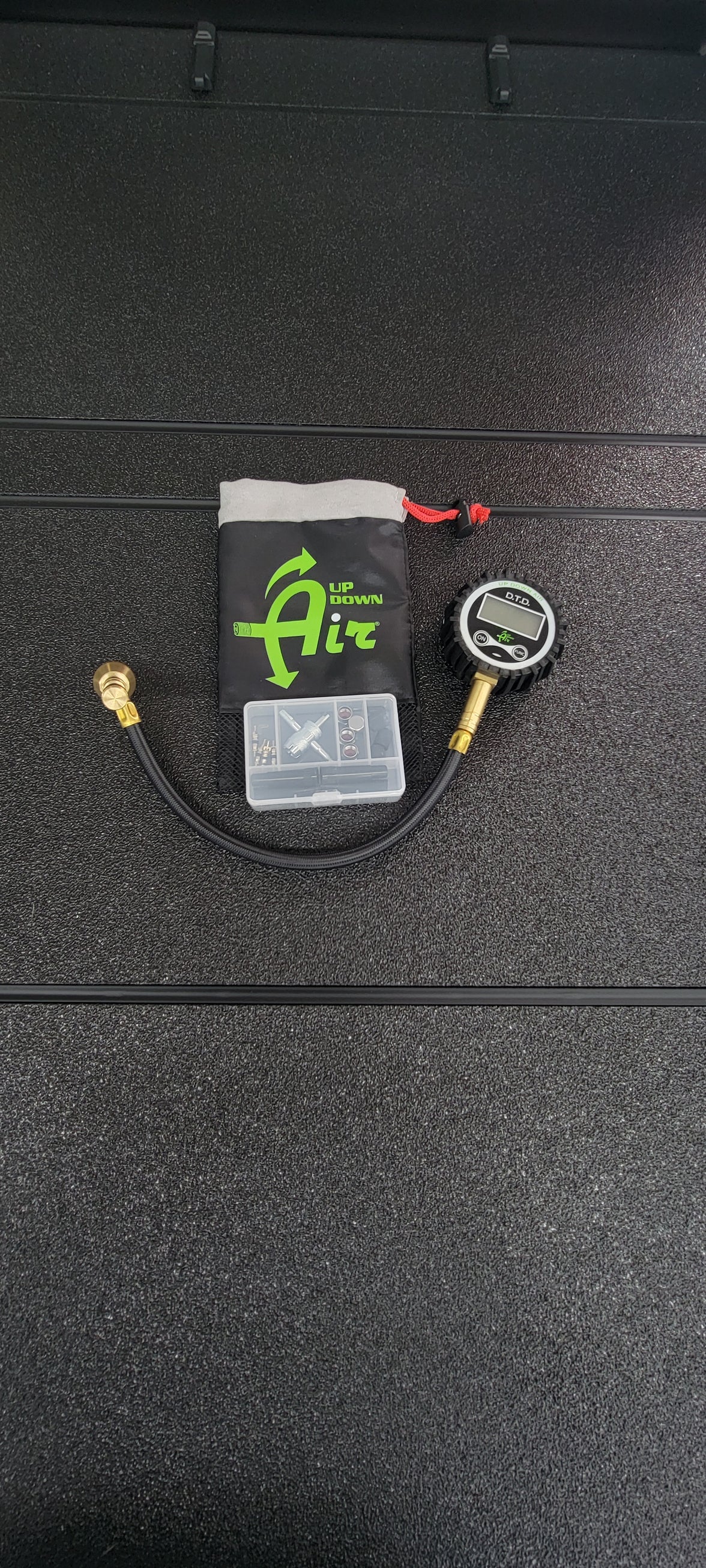 Digital Tire Deflator with Valve Kit & Storage Bag