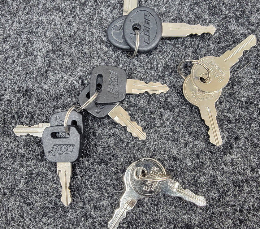 Camper Shell Keys