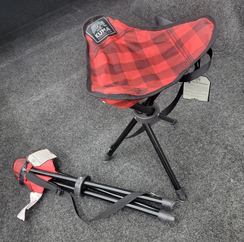 Kuma Tri Pod Chair Red/Black