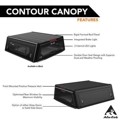 Toyota Tacoma 6ft Bed Alu-Cab Contour Canopy w/ Windows 2016-2023