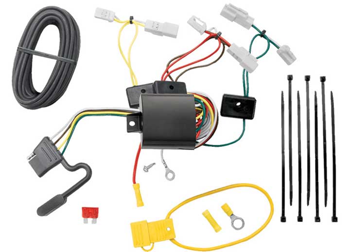 T-One Wiring Kit 14-19 Toyota Corolla, (2018 Hatchback), 07-17 Toyota Camry, 07-14 Toyota FJ Cruiser, 07-12 Mazda CX-7, 14-17 Mazda 3 Sedan