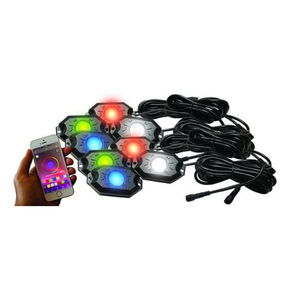 Race Sport Lighting 8-Pod Rock Light Kit