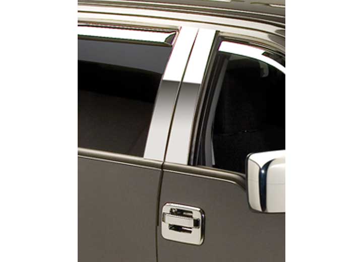 Stainless Steel Pillar Post 04-14 F150 Super Crew/ Super Cab W/O ABS Accents