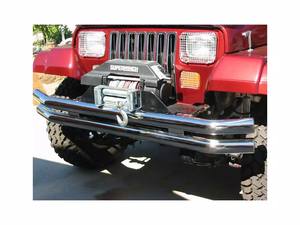 Rampage Double Tube Jeep Bumper Stainless