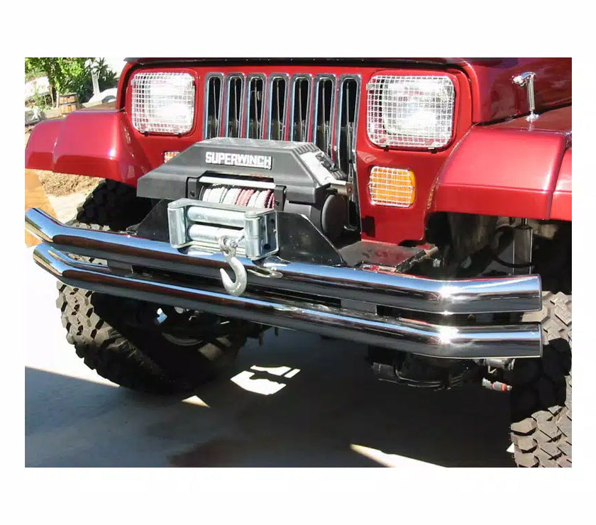 Rampage Double Tube Jeep Bumper Stainless